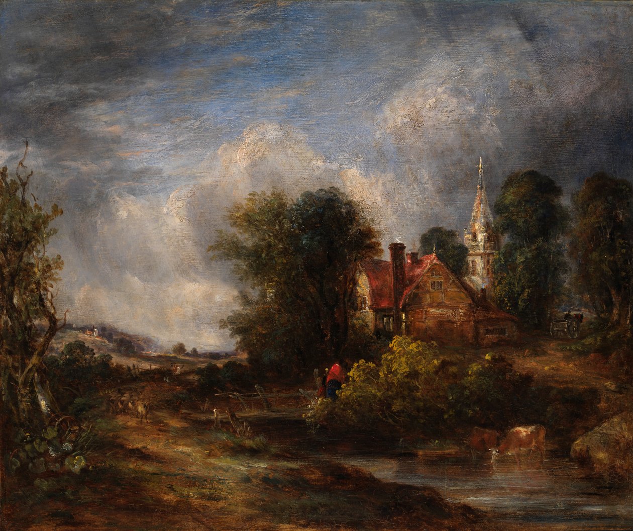 The Valley Farm, ca. 1826. od Unbekannt