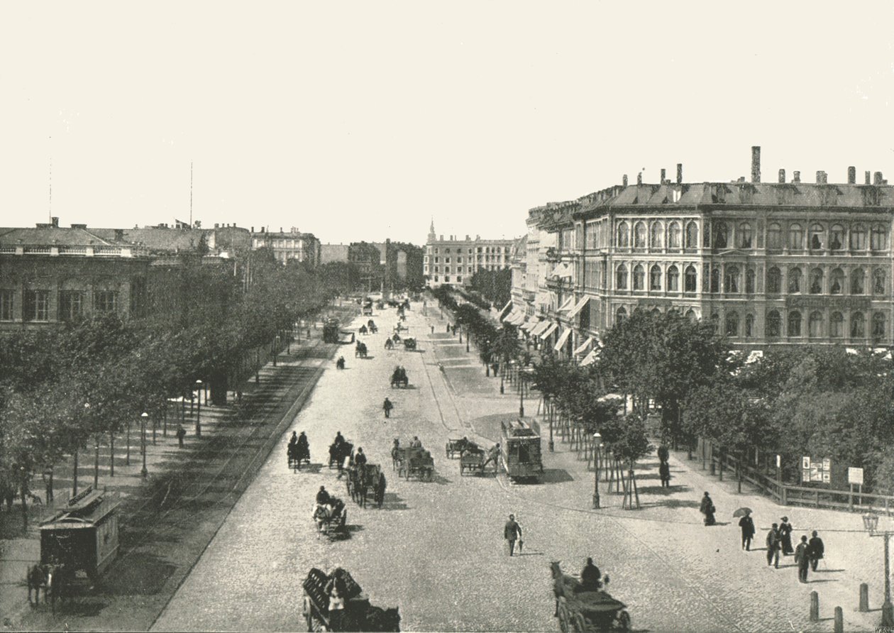 Vesterbrogade, Kodaň, Dánsko, 1895. od Unbekannt