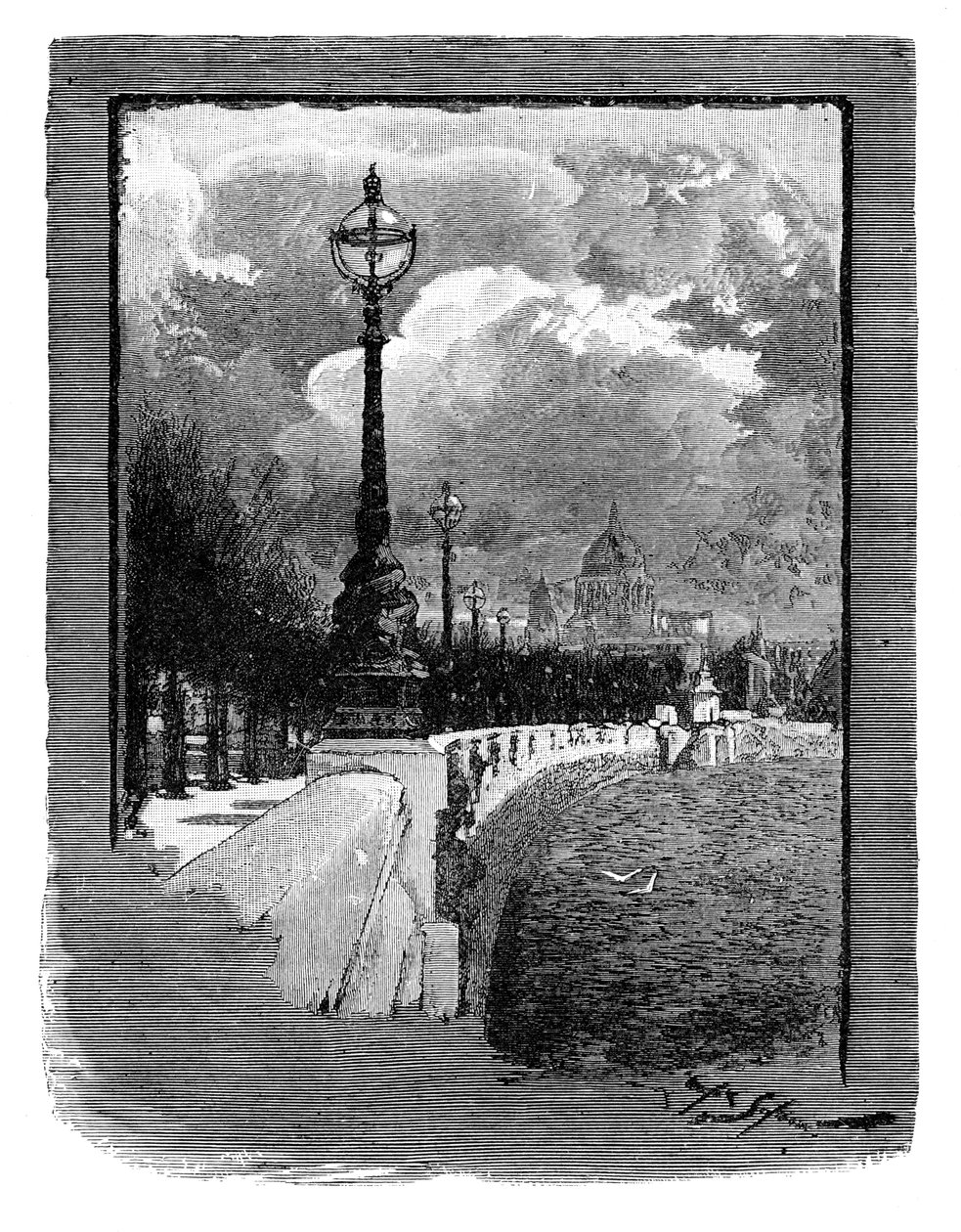 Victoria Embankment, Londýn od Unbekannt