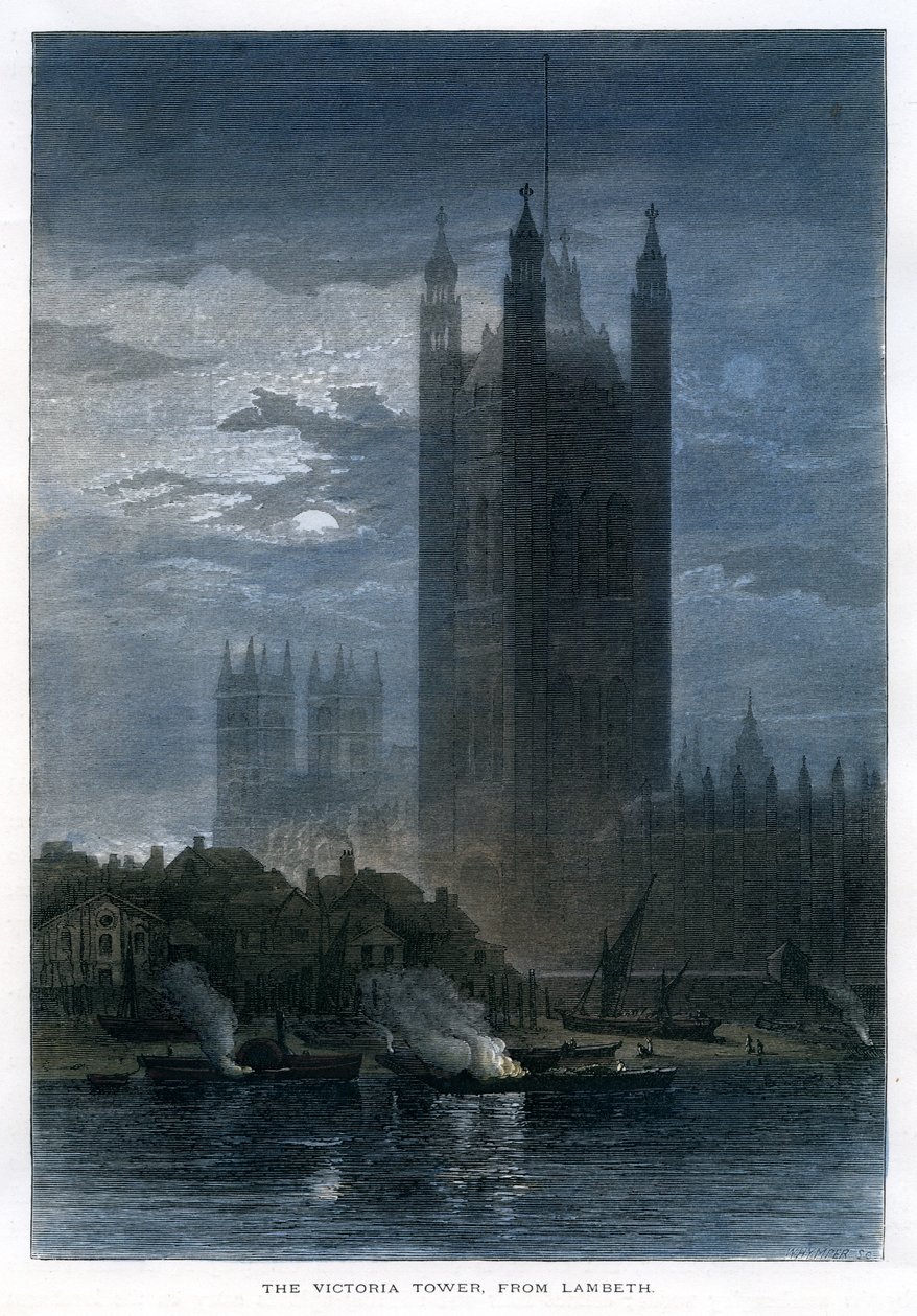 Victoria Tower, z Lambeth od Unbekannt