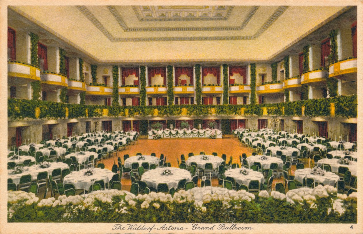 Waldorf Astoria, Grand Ballroom, c1930 od Unbekannt