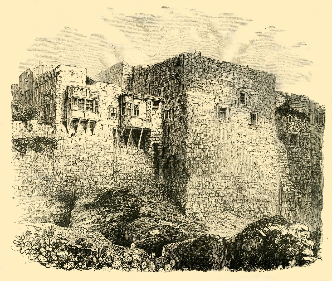 Jeruzalémské hradby, 1890. od Unbekannt