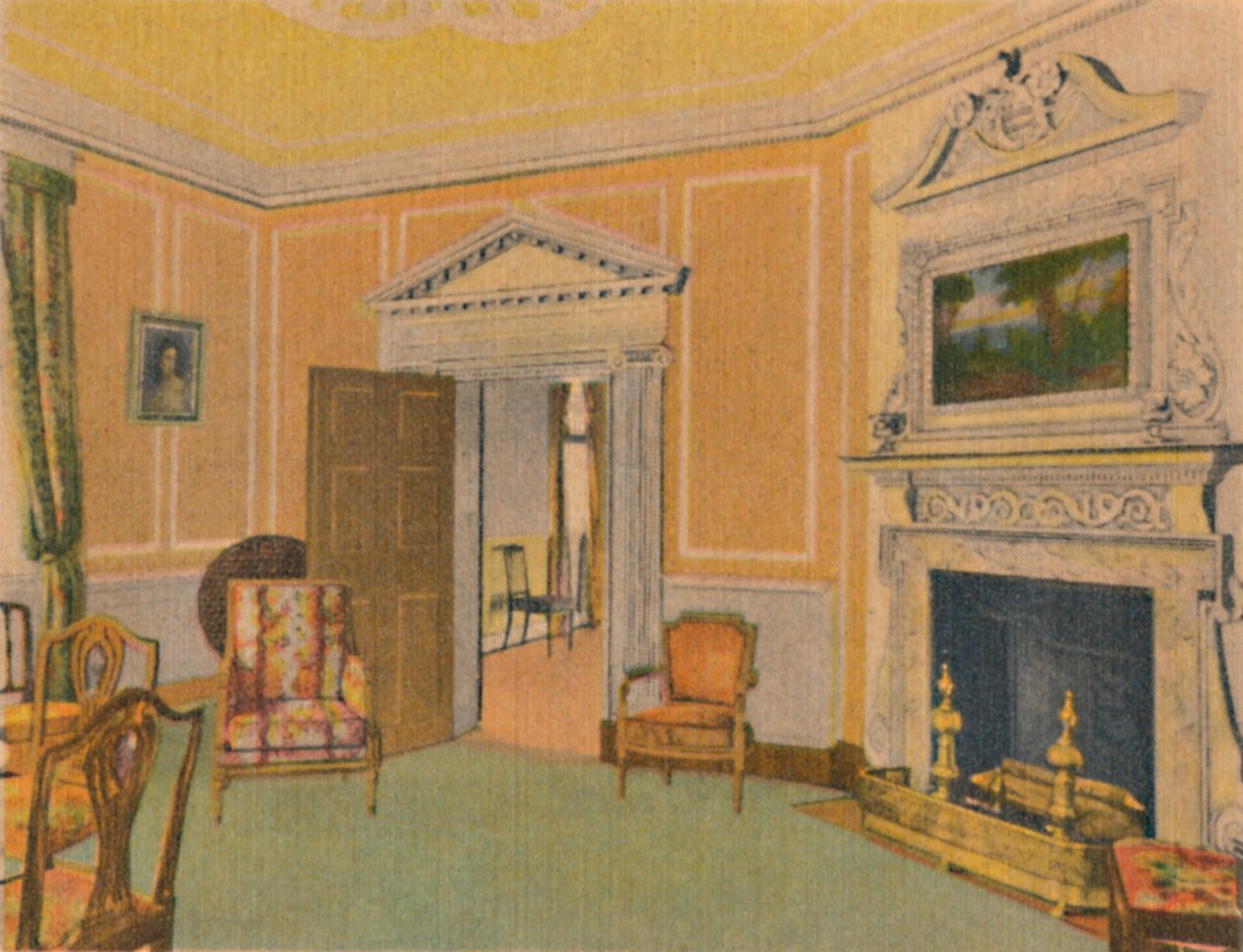 The West Parlor, 1946 od Unbekannt