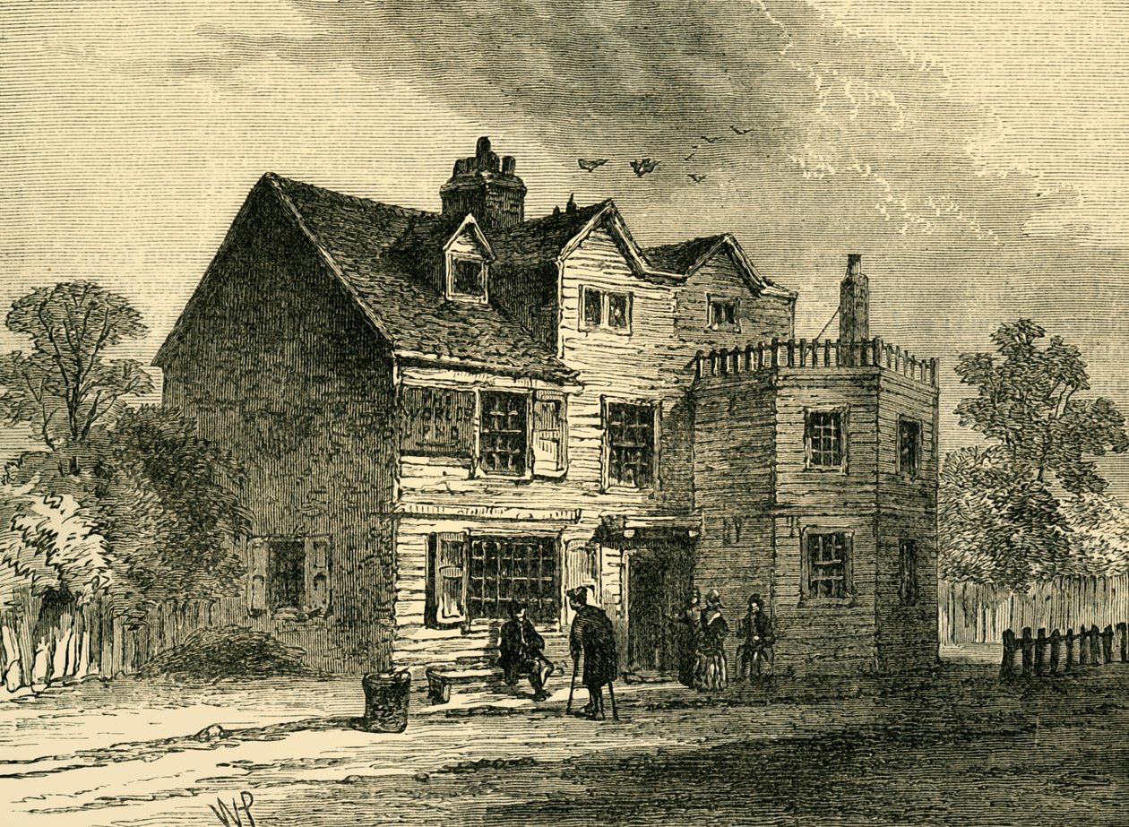 The Worlds End, v roce 1790, c1876. od Unbekannt