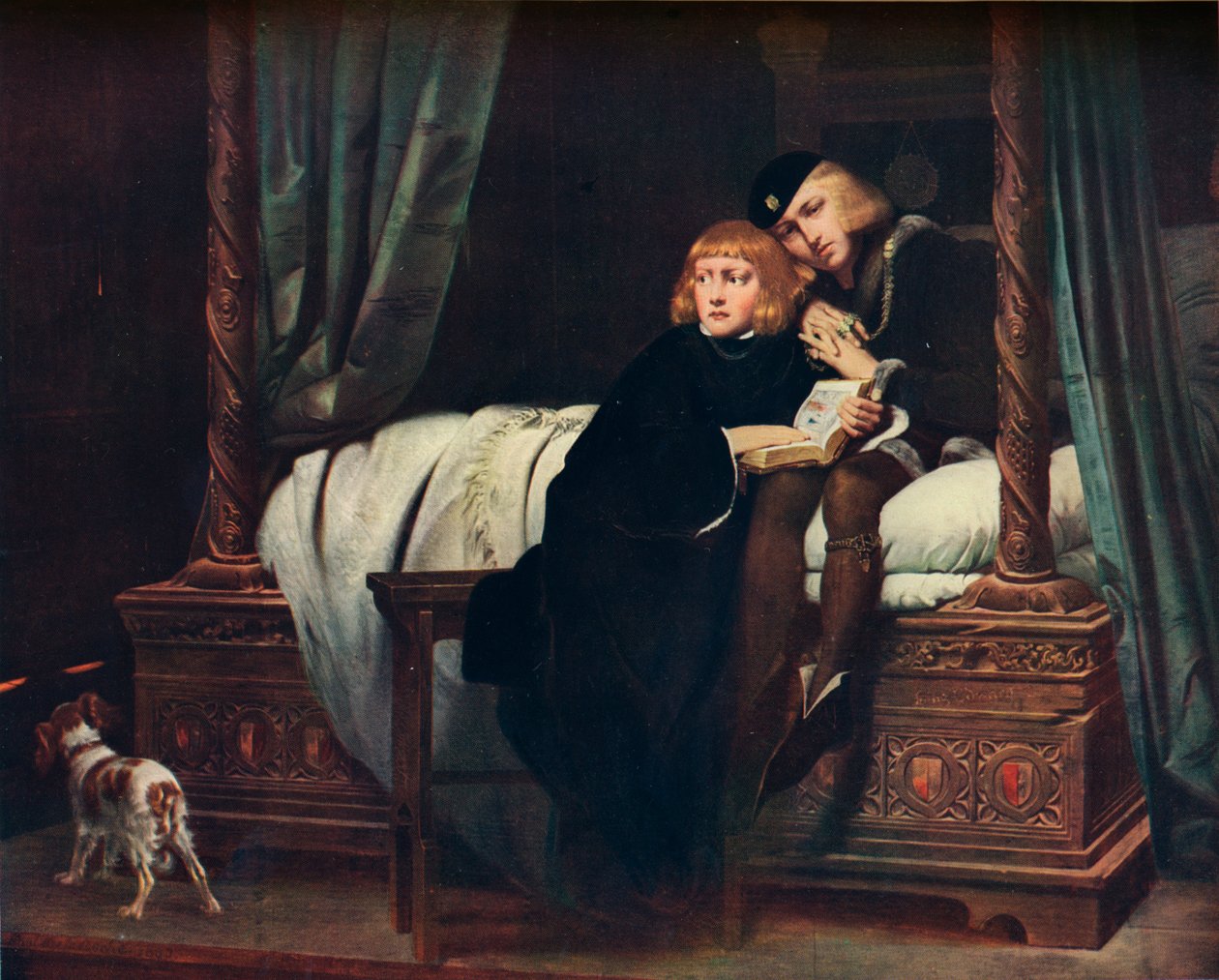 Mladí princové ve věži, 1831 1910. od Unbekannt