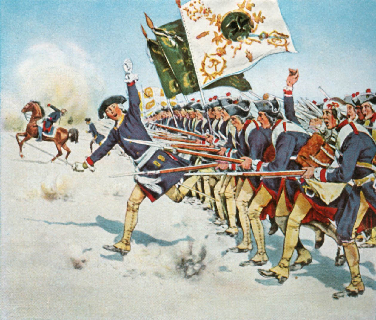 Bitva u Mollwitz, 11. dubna 1741, 1936. od Unbekannt