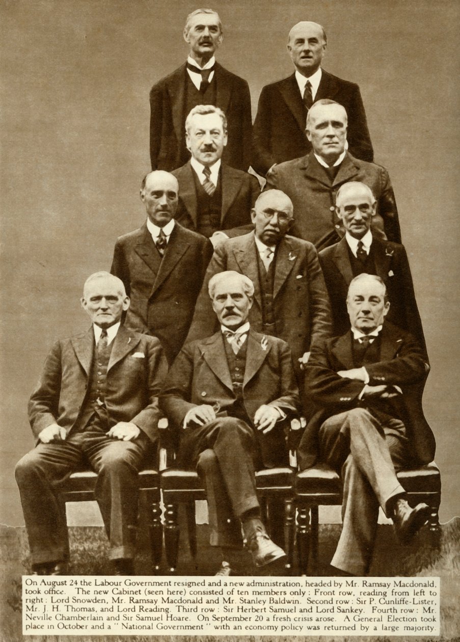 Kabinet Ramsay MacDonald, 1931, 1935. od Unbekannt