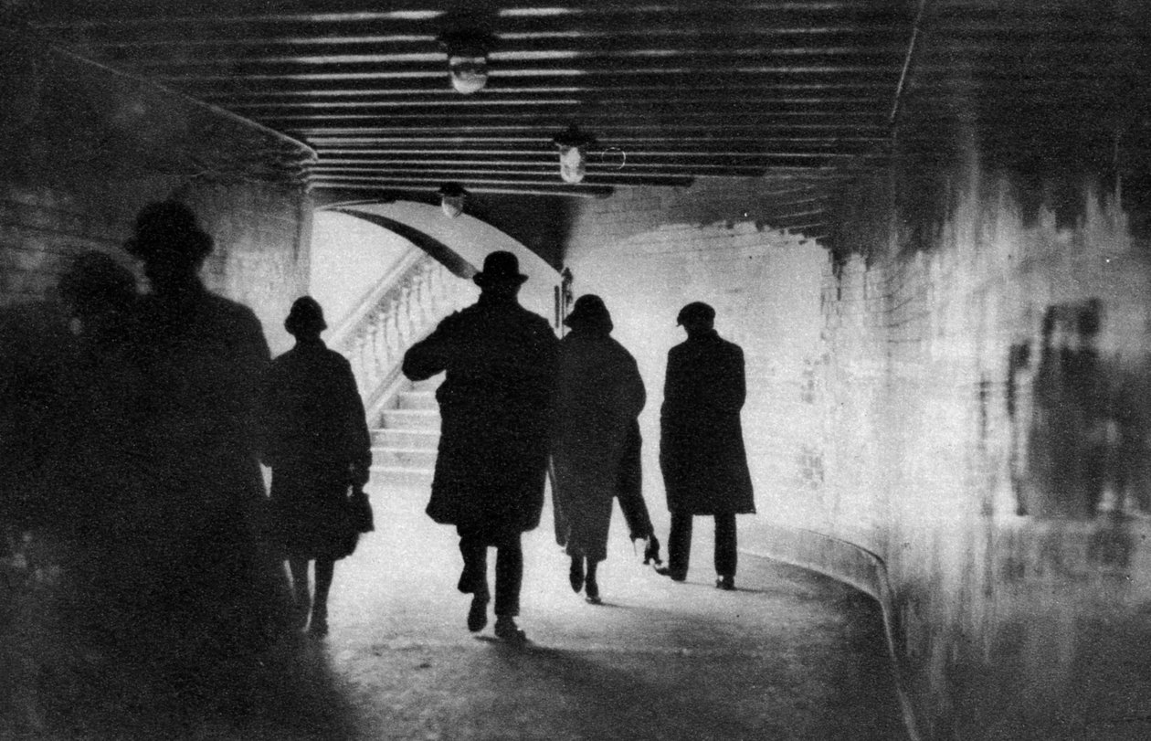 Ústí metra na straně Temže, Londýn, 1926-1927 od Unbekannt