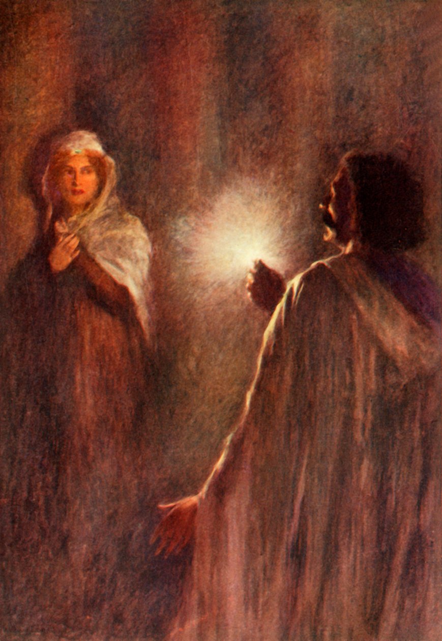 "Paprsky svítily na dívku", 1917. od Unbekannt