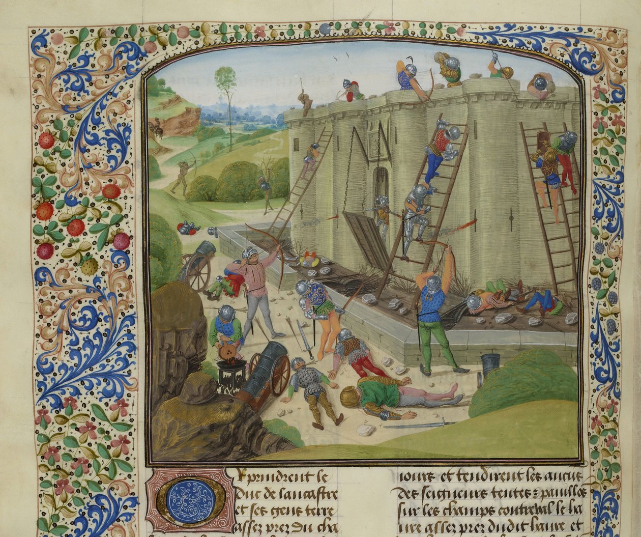 Obléhání Brestu, 1386, cca 1470-1475. od Unbekannt