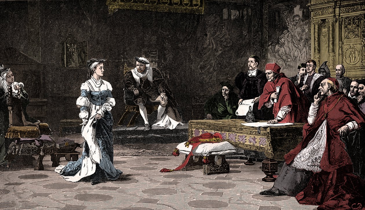 Proces s královnou Kateřinou, 1529 1905. od Unbekannt