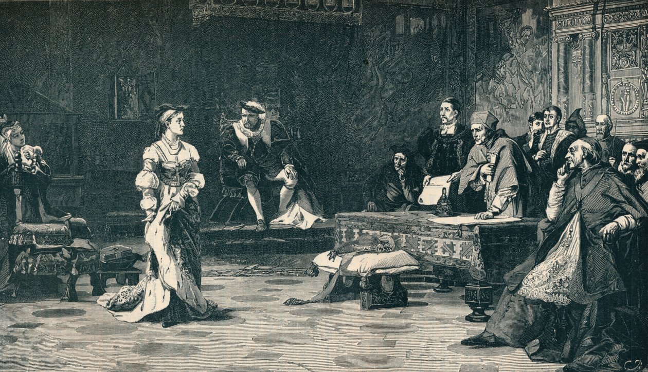 Proces s královnou Kateřinou, 1529 1905. od Unbekannt