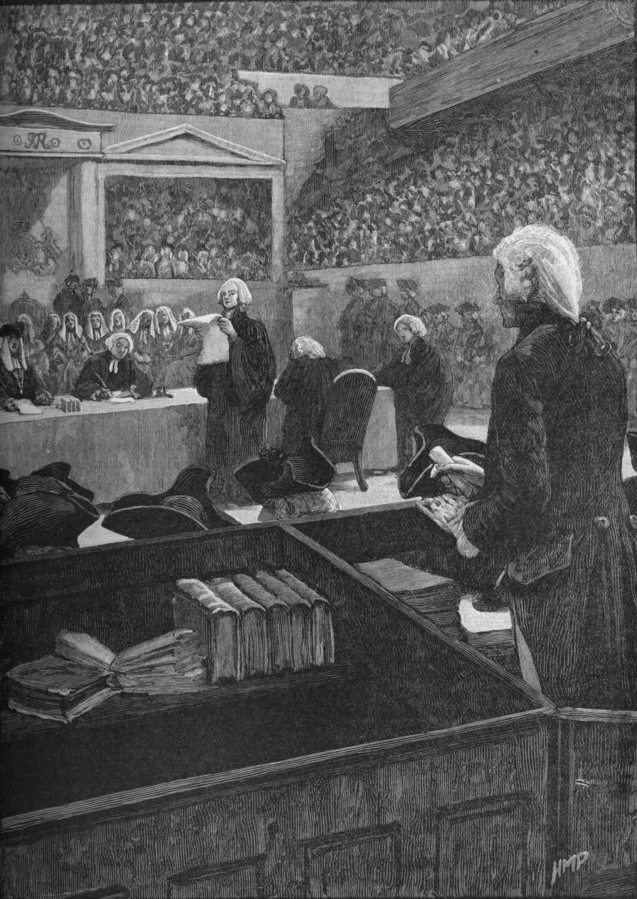 Proces s Warrenem Hastingsem, 1788-1795 1905 od Unbekannt