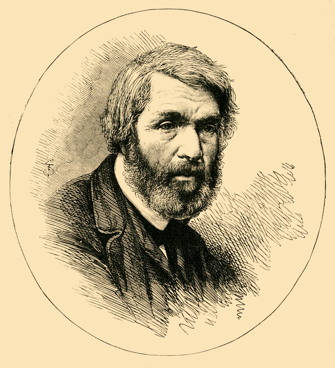 Thomas Carlyle, c1876. od Unbekannt