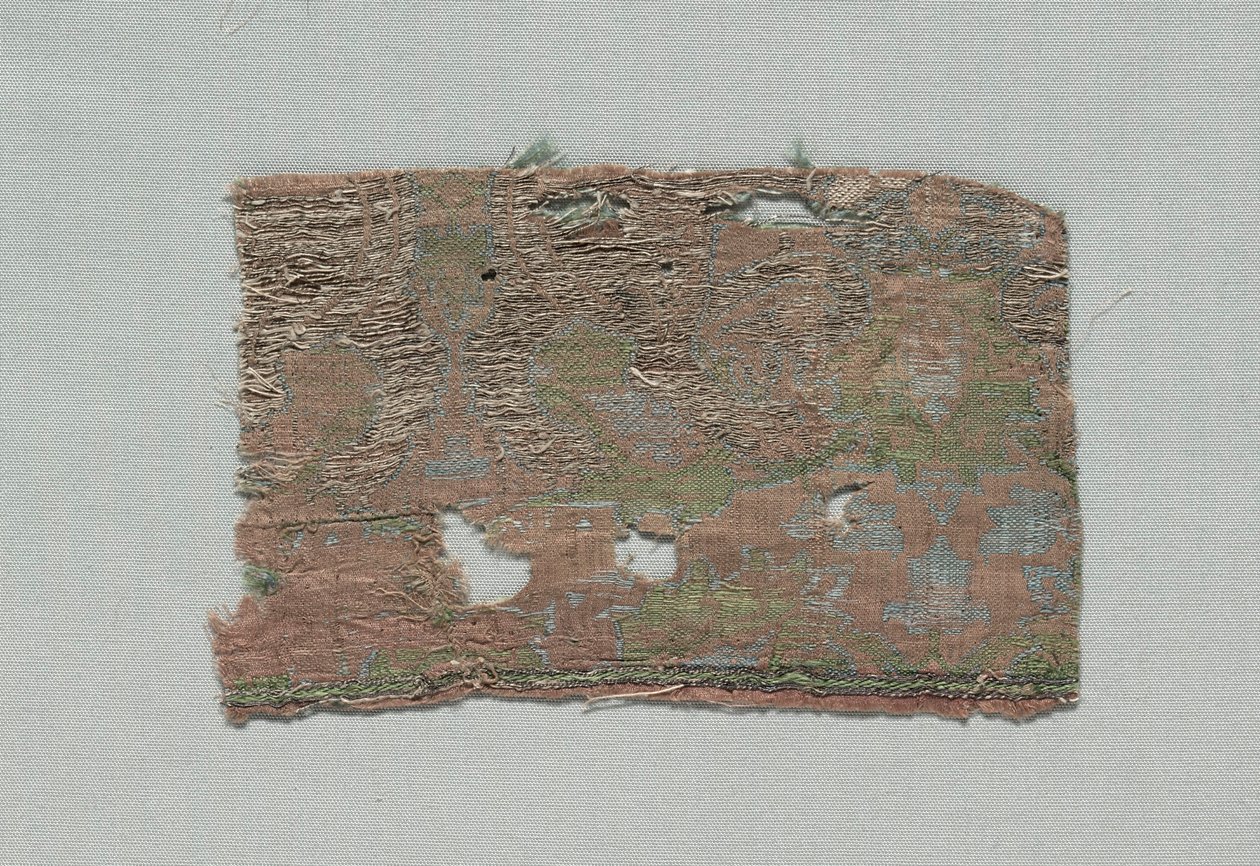 Tři fragmenty italského gotického hedvábí, 1350-1399. od Unbekannt