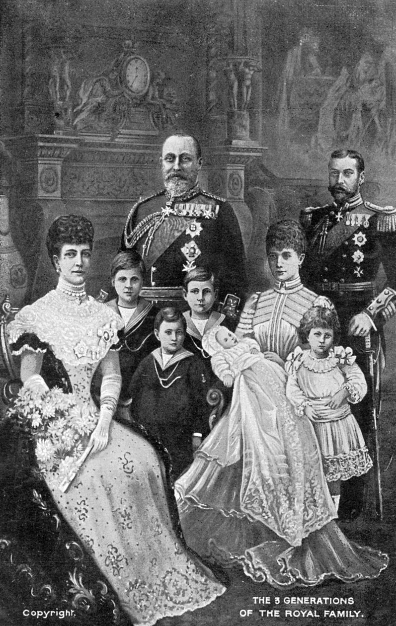 Tři generace britské královské rodiny, c1903 od Unbekannt