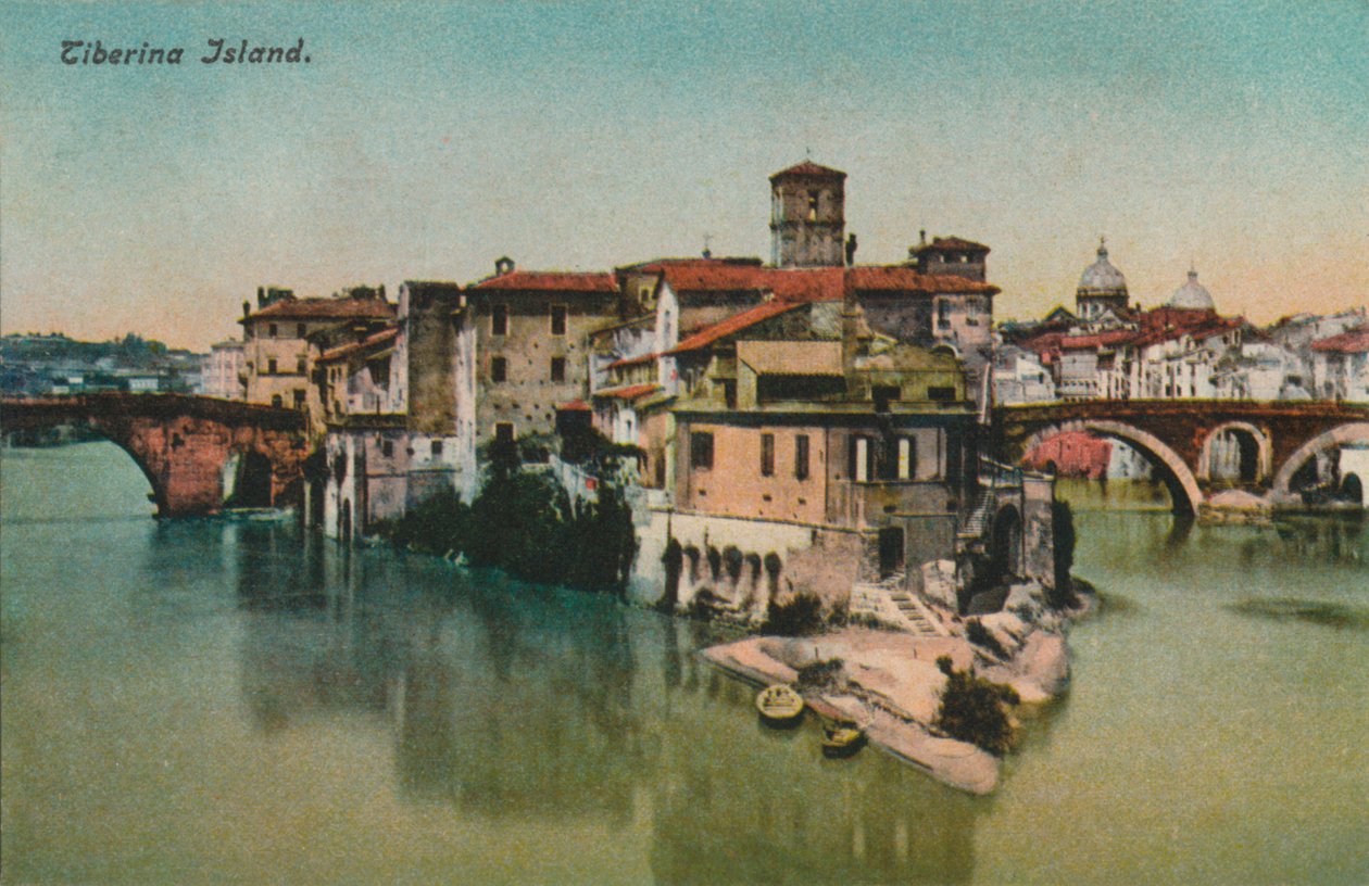 Ostrov Tiberina, 1900. od Unbekannt