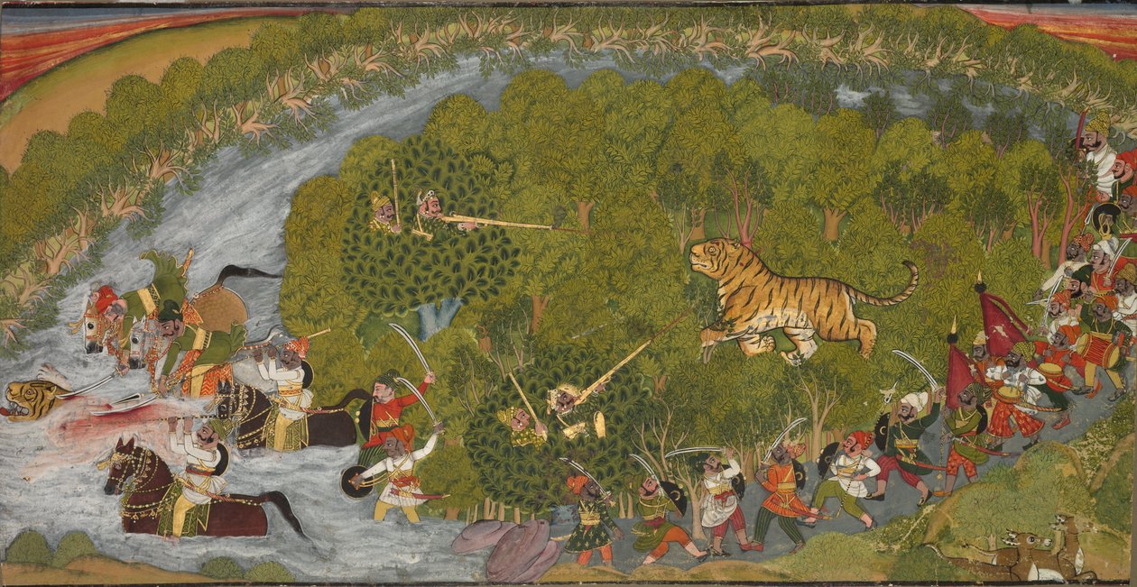 Hon na tygra, c. 1800. od Unbekannt