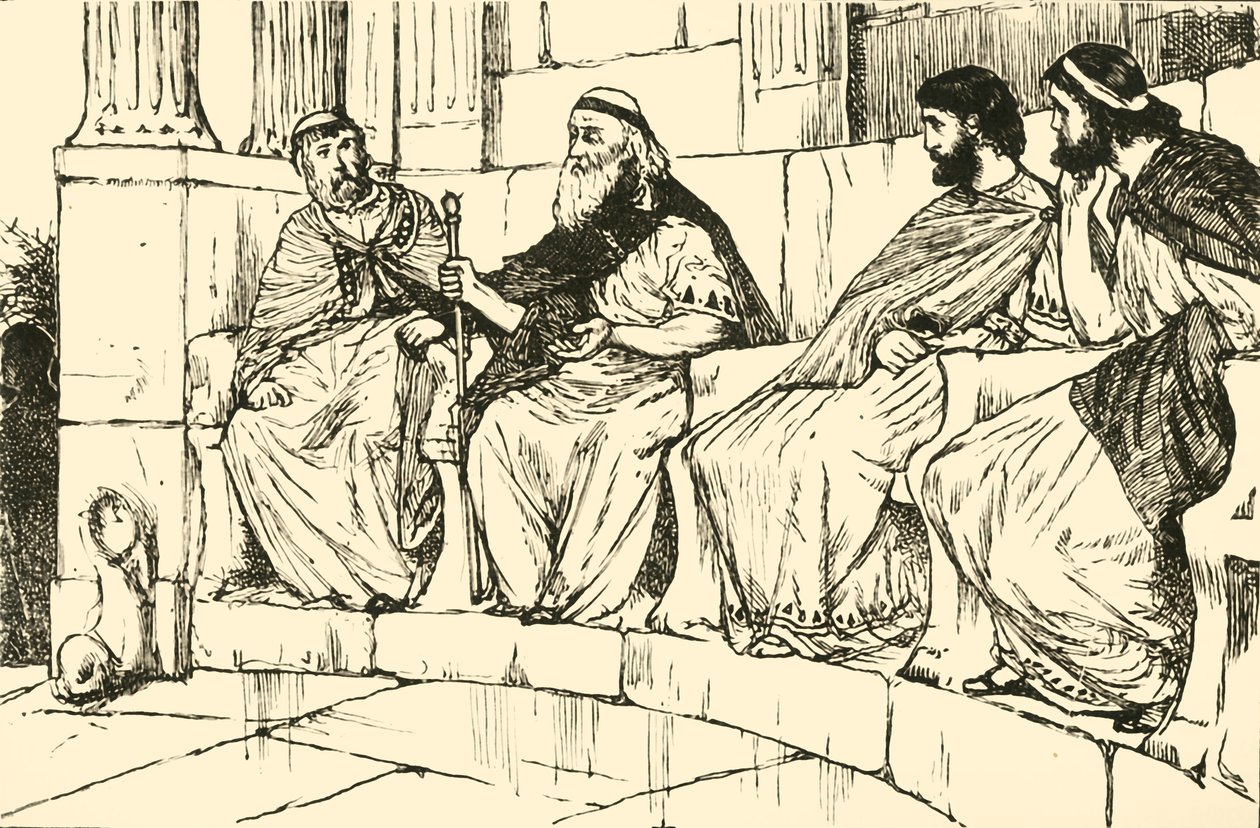 Timelon v Syrakusském shromáždění, 1890. od Unbekannt