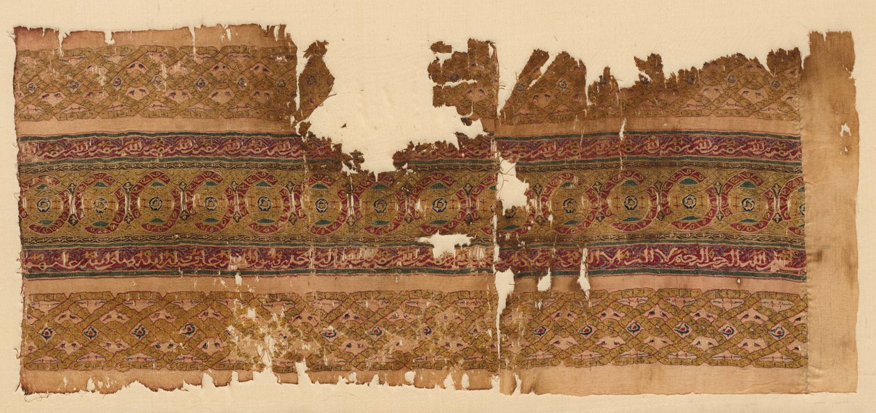 Tiraz s gilošovanými pásy, 1100s. od Unbekannt