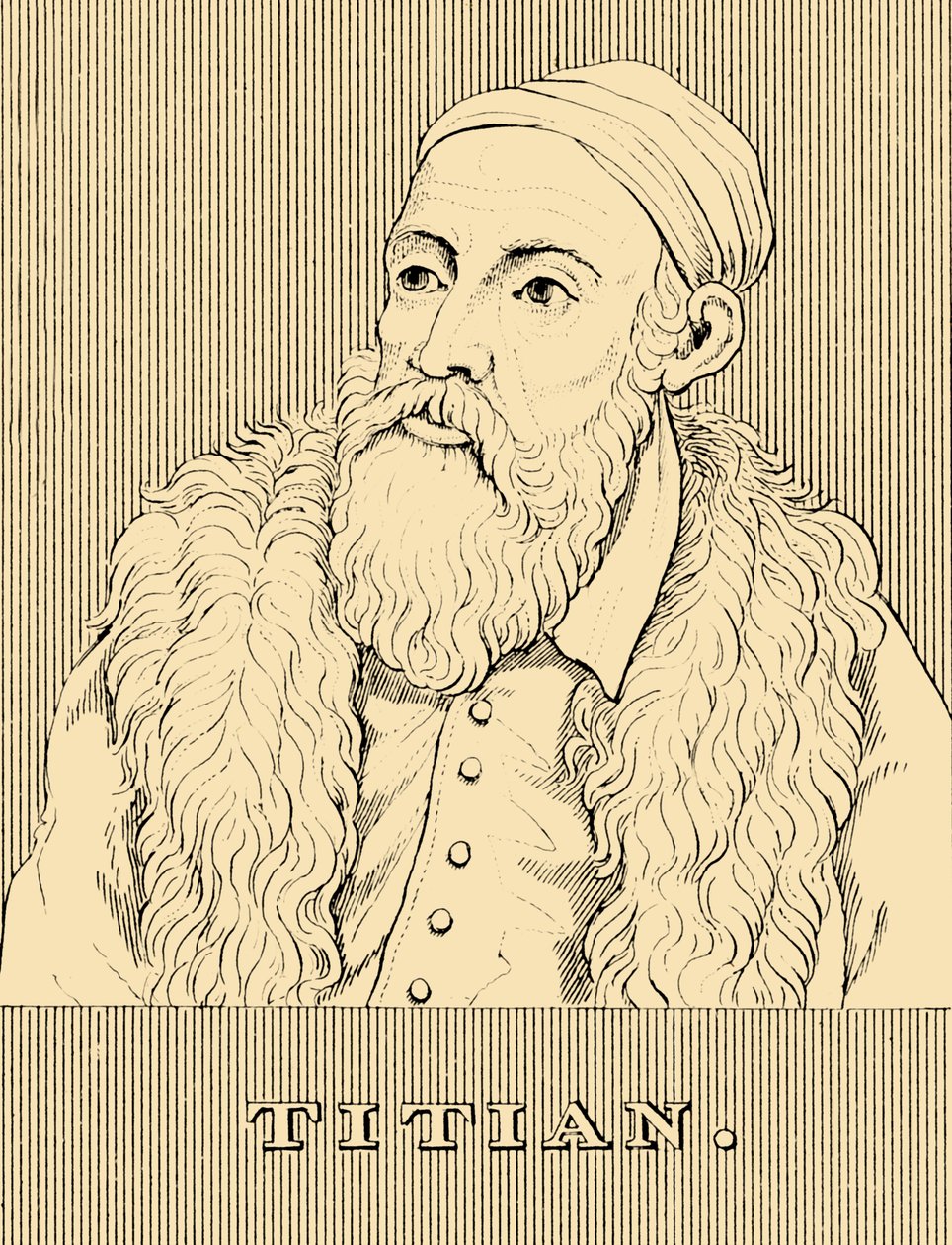 Tizian, c1488-1576, 1830. od Unbekannt