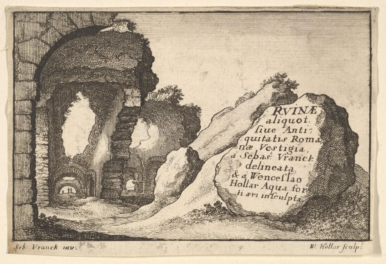 Název: Roman Ruins, ca. 1650. od Unbekannt