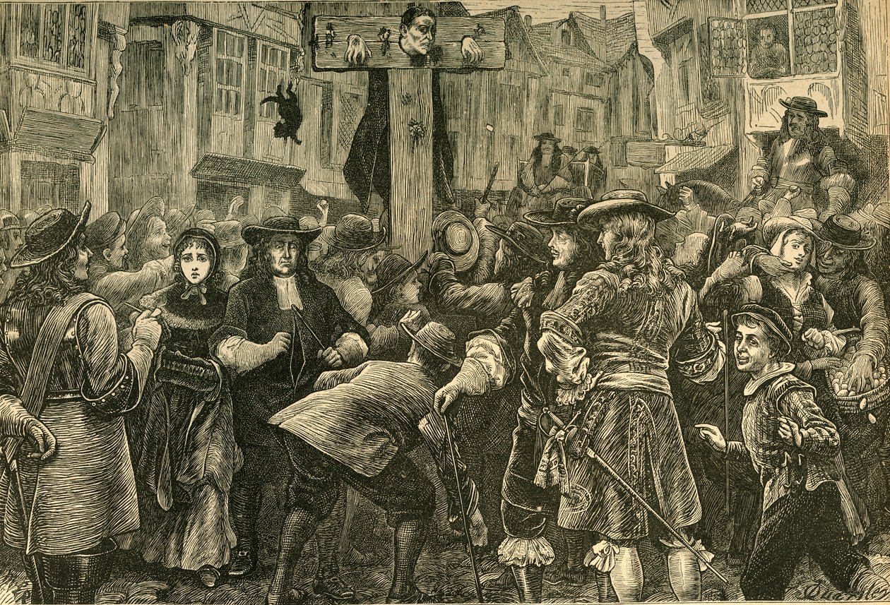 Titus Oates v pranýři, 1685, 1897. od Unbekannt