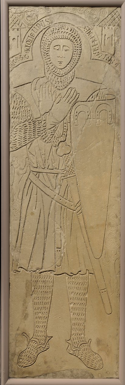 Podobizna hrobky Jacquelina de Ferriere, ca. 1275-1300. od Unbekannt