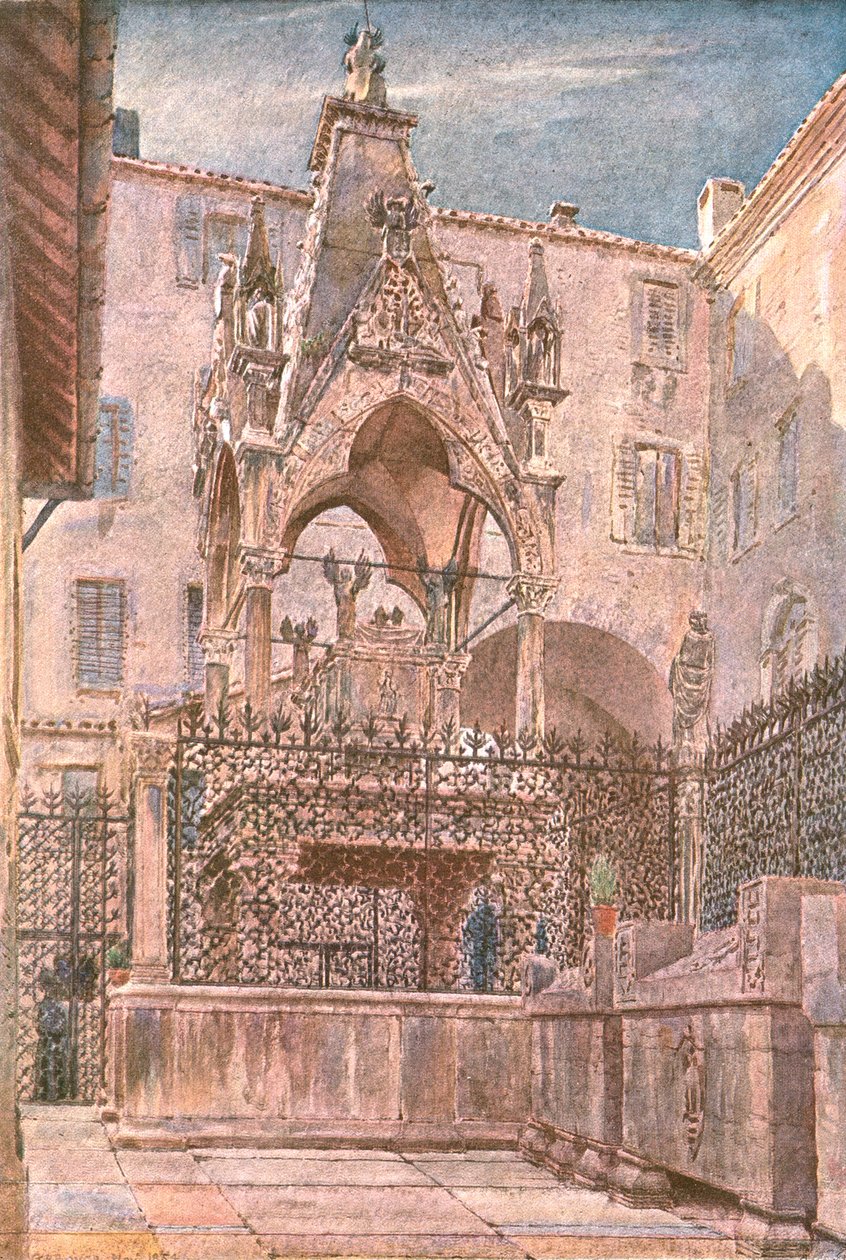 Hrobka Mastina II ve Veroně, 1854, c1900. od Unbekannt
