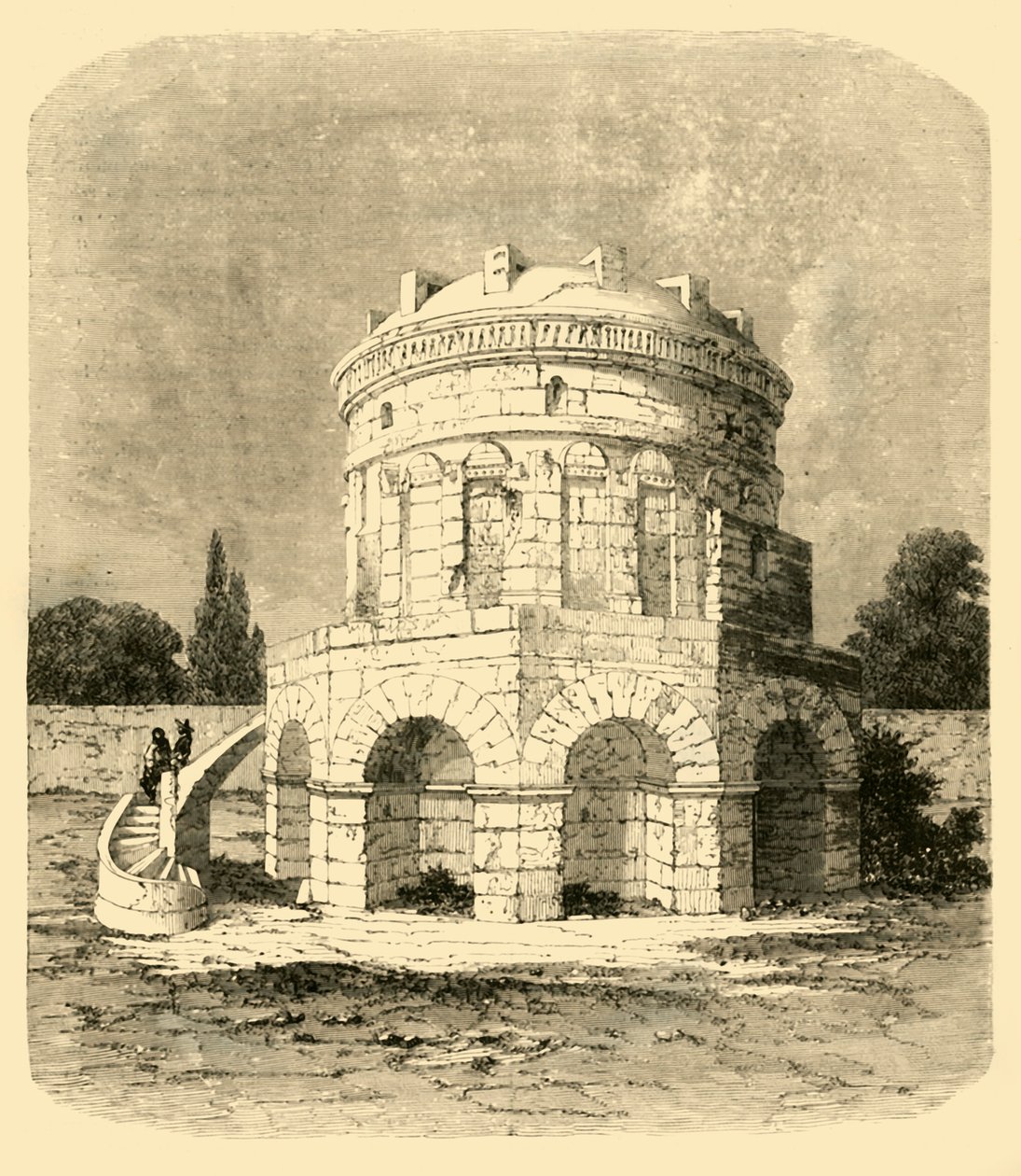 Theodorichova hrobka, Ravenna, 1890. od Unbekannt