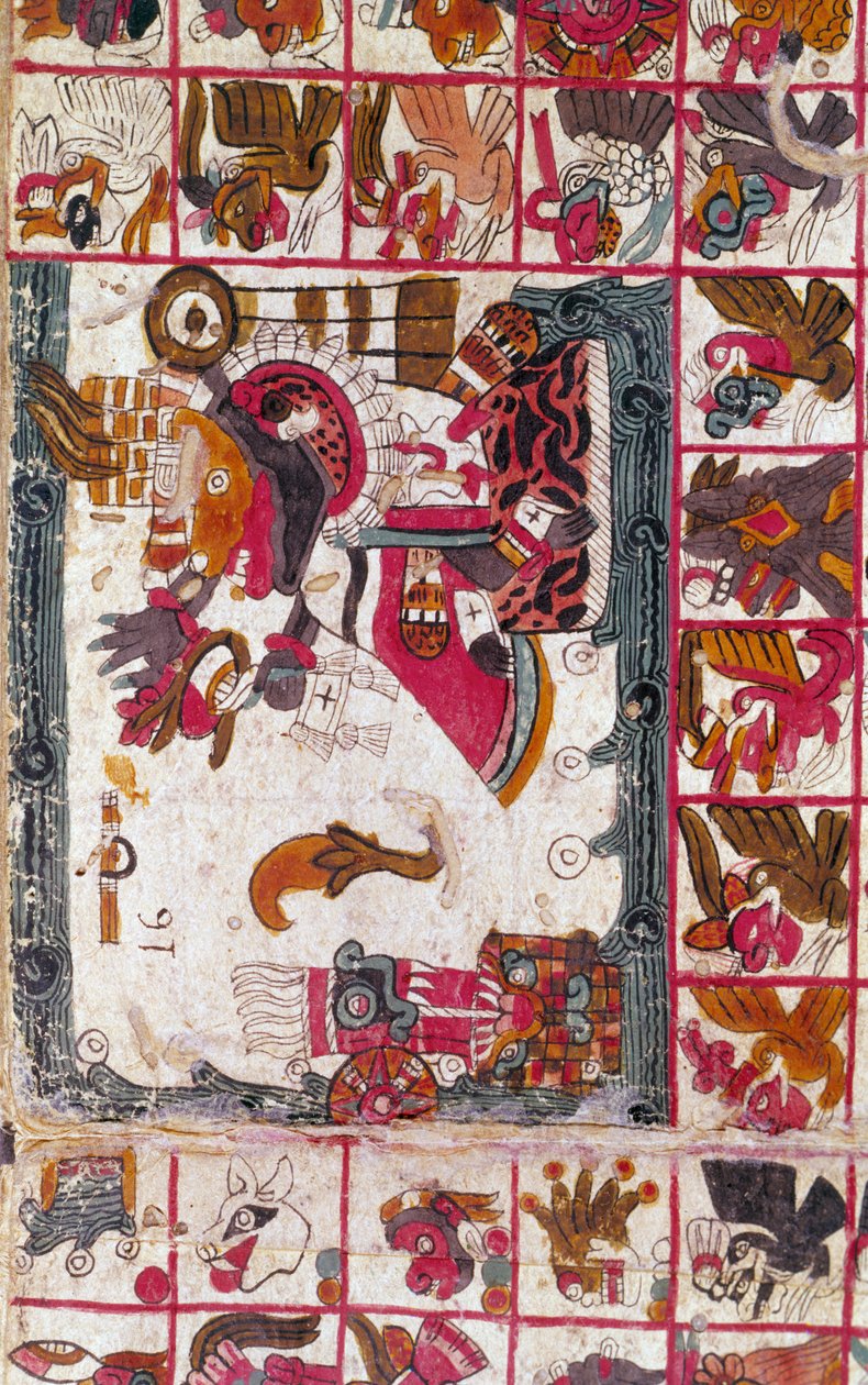 Tonalamatl Aubin, Folio 16, 15. století od Unbekannt