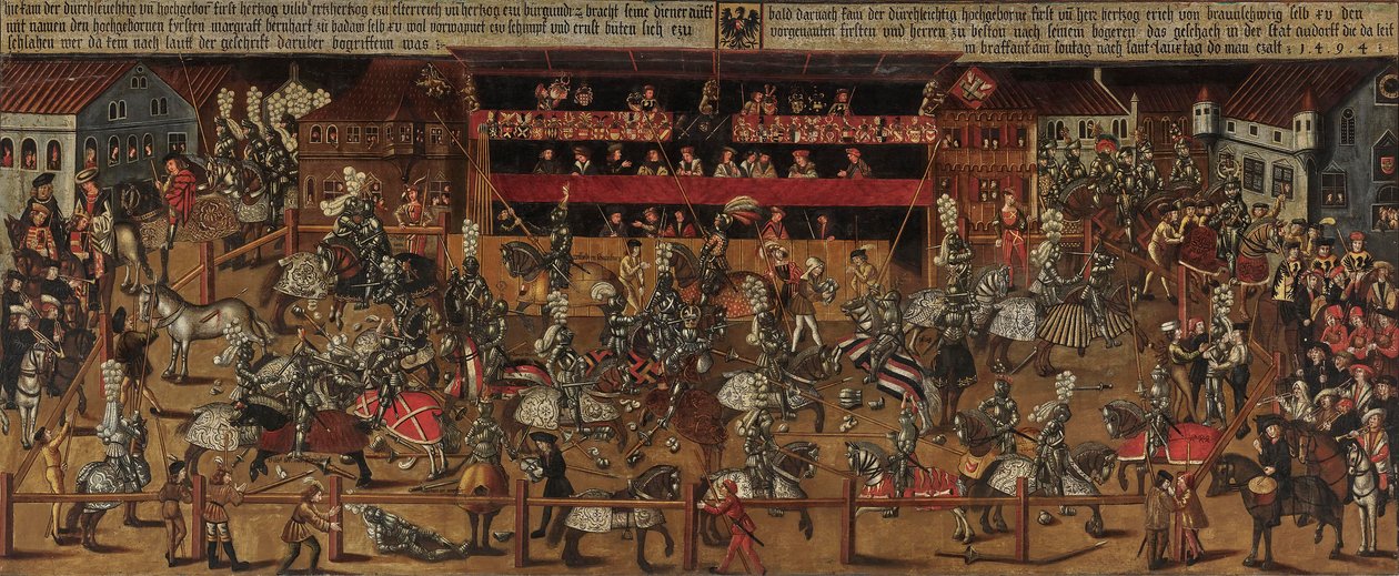Turnaj v Antverpách, 1498. od Unbekannt