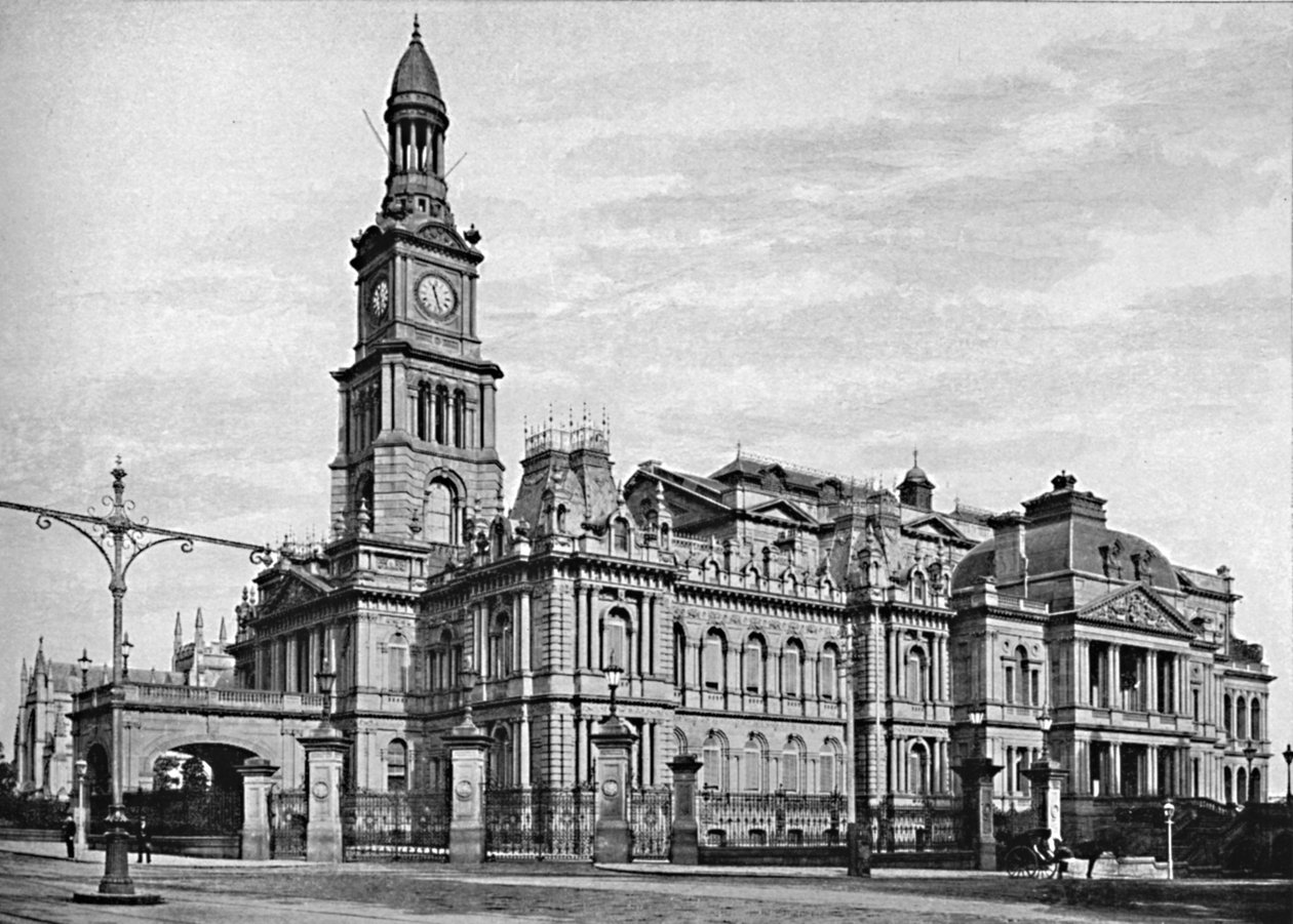 Radnice, Sydney, c1900. od Unbekannt