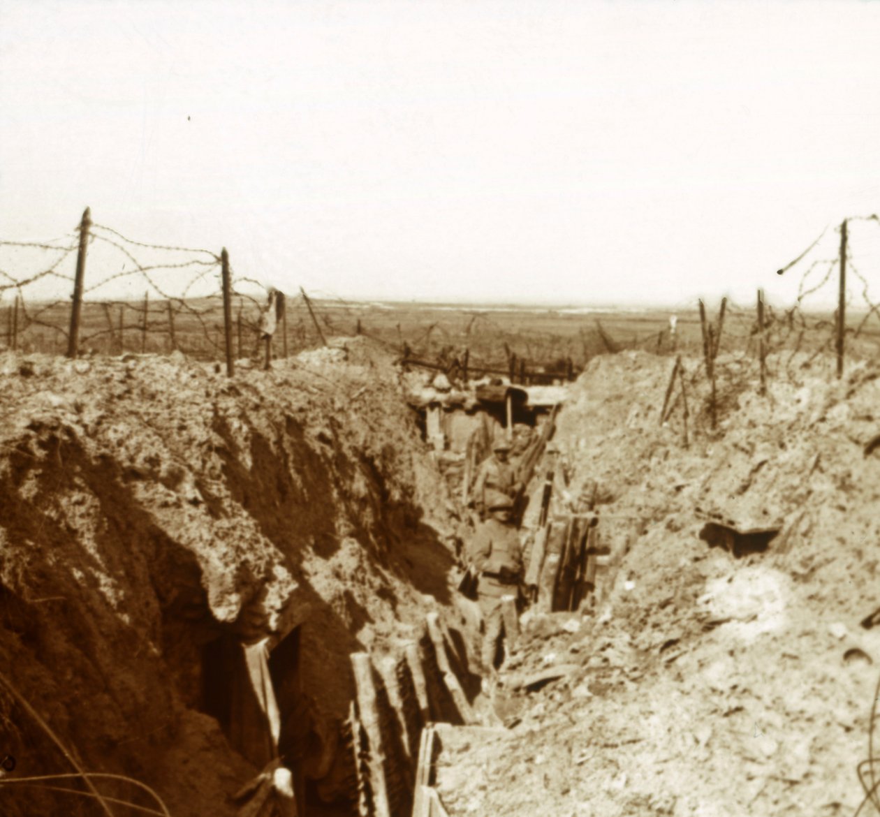 Příkopy, c1914-c1918 od Unbekannt