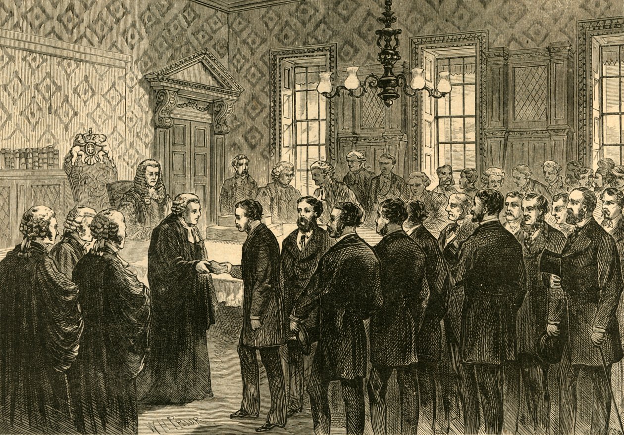 Soud s Pixem, 1897. od Unbekannt