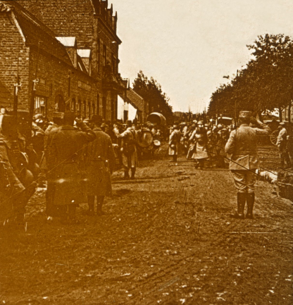 Vojska odcházející, c1914-c1918 od Unbekannt