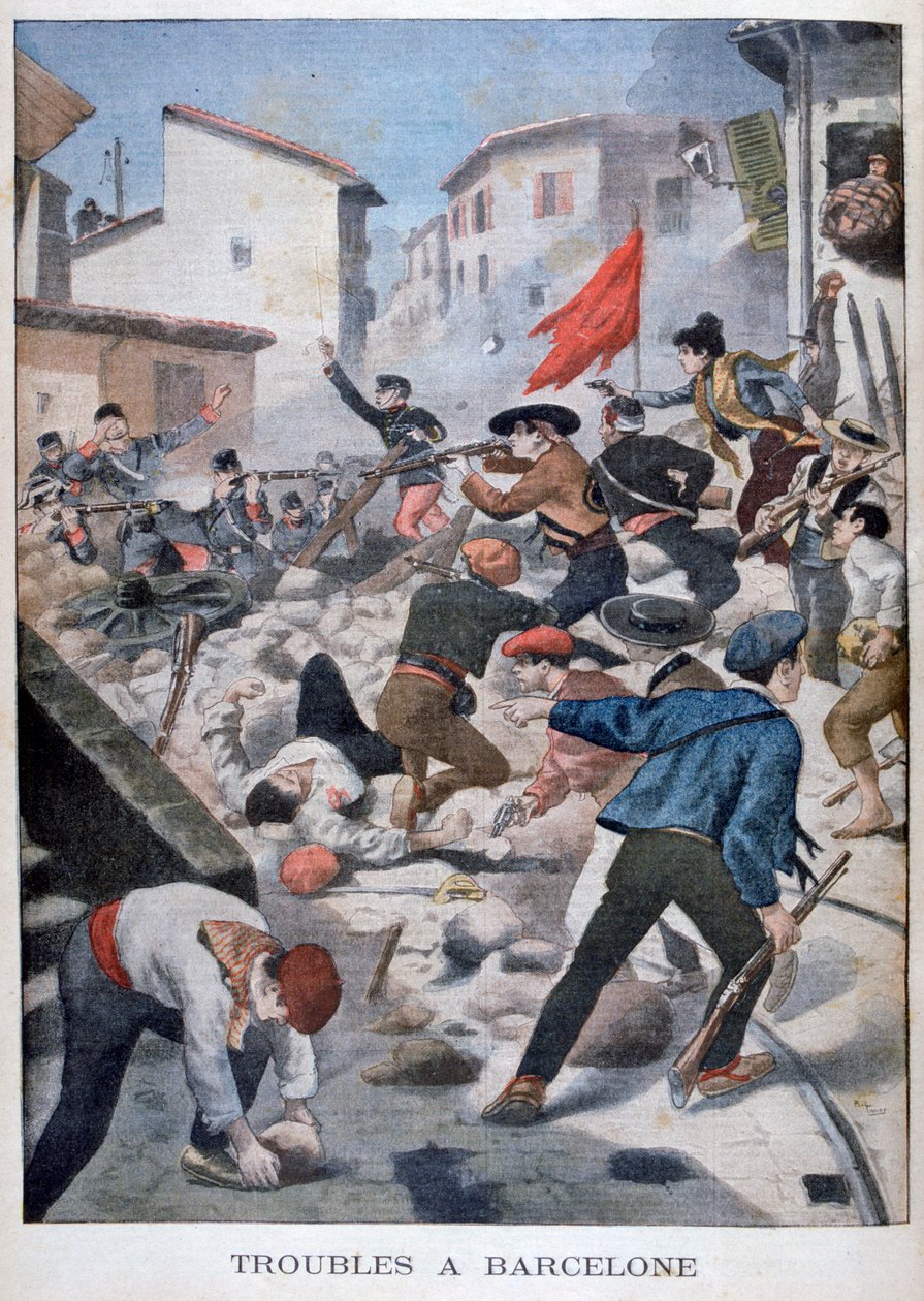 Potíže v Barceloně, 1902 od Unbekannt