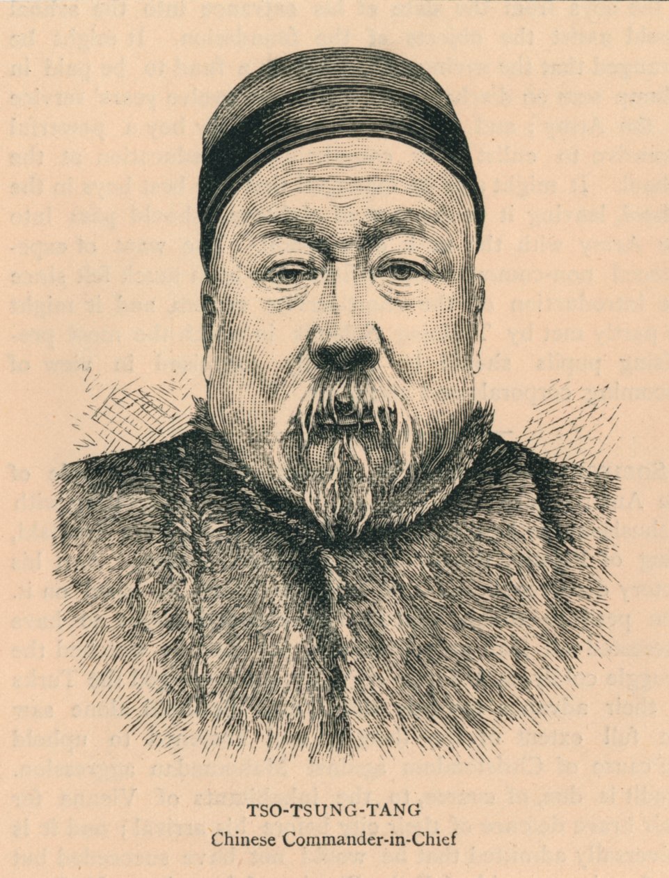 Tso-Tsung-Tang, čínský vrchní velitel, konec 19. století. od Unbekannt