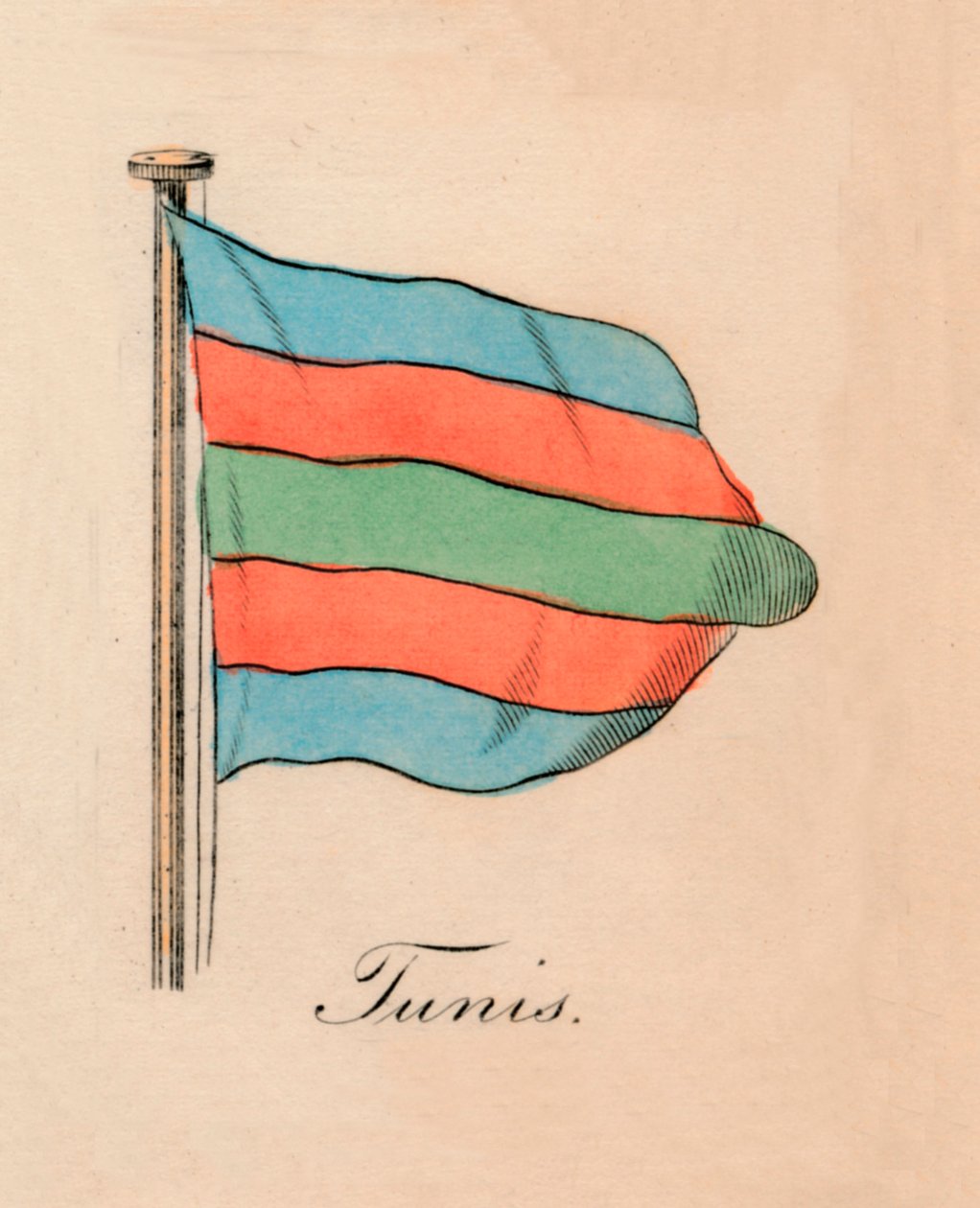 Tunis, 1838 od Unbekannt