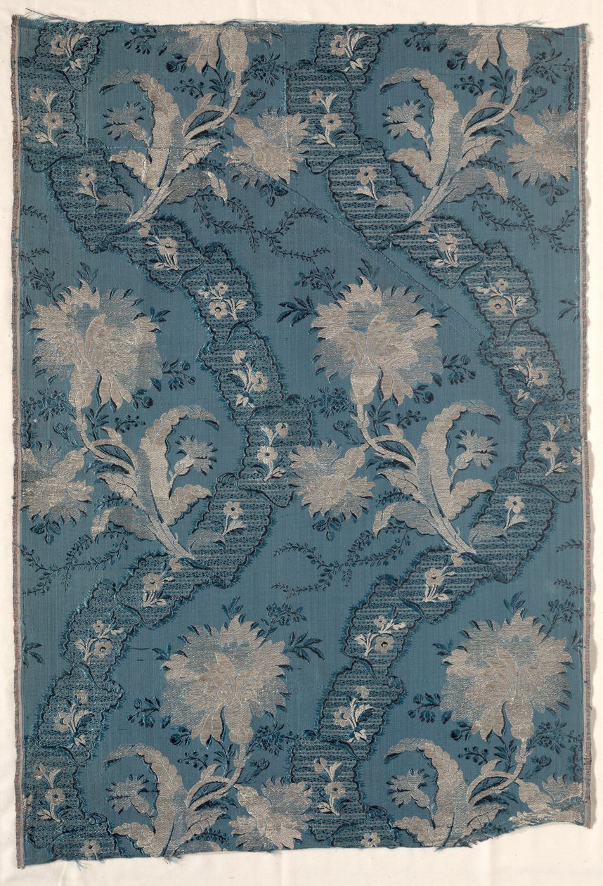 Dva spojené panely z figurovaného hedvábí, 1723-1774. od Unbekannt
