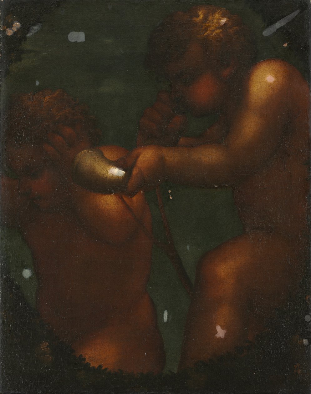 Dva Putti, 1700. od Unbekannt