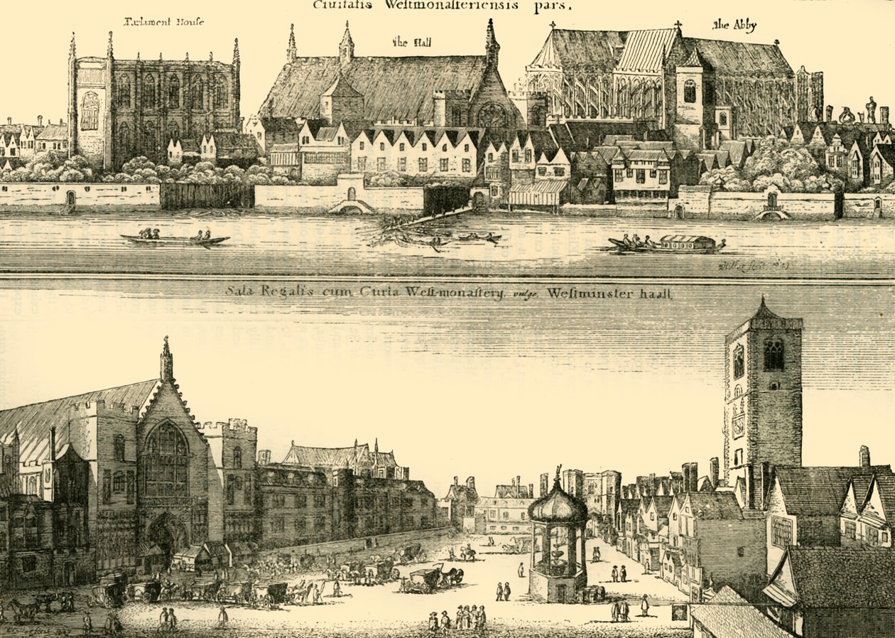 Dva pohledy na Westminster, 1881. od Unbekannt