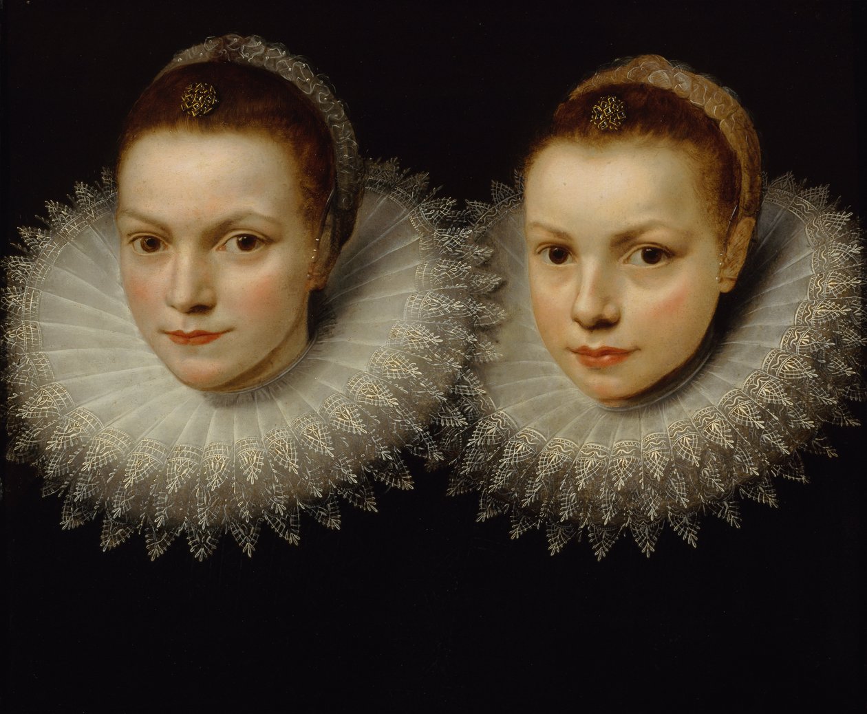 Dvě sestry, 1610-1615. od Unbekannt