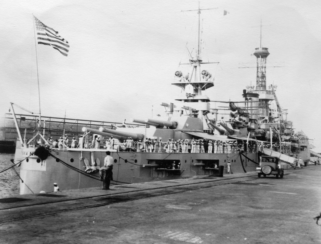 Válečné lodě amerického námořnictva, Navy yard, Balboa, Panama, 1931 od Unbekannt