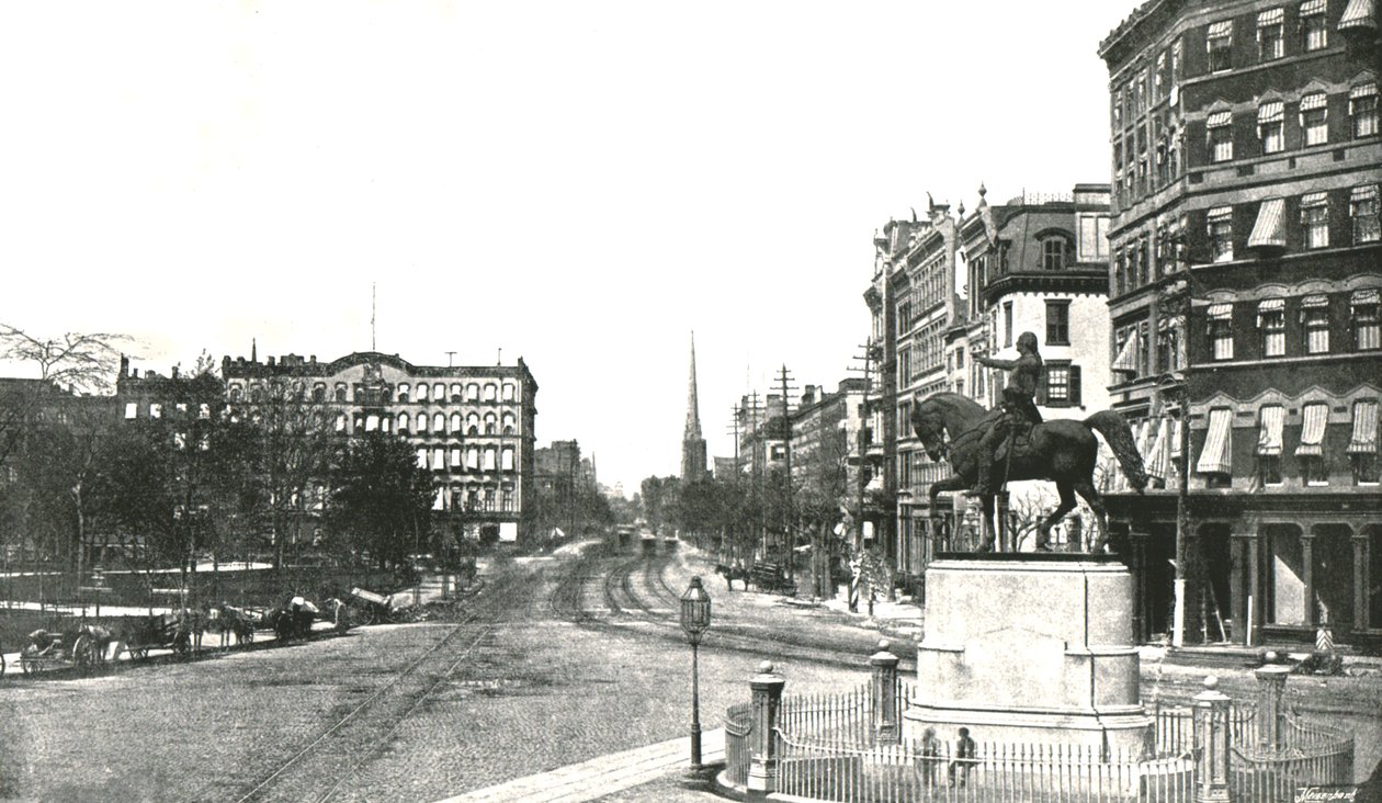 Union Square, New York, USA, 1895. od Unbekannt