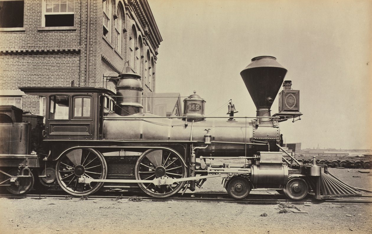 Untitled Pennsylvania Railroad Engine, c. 1868. od Unbekannt