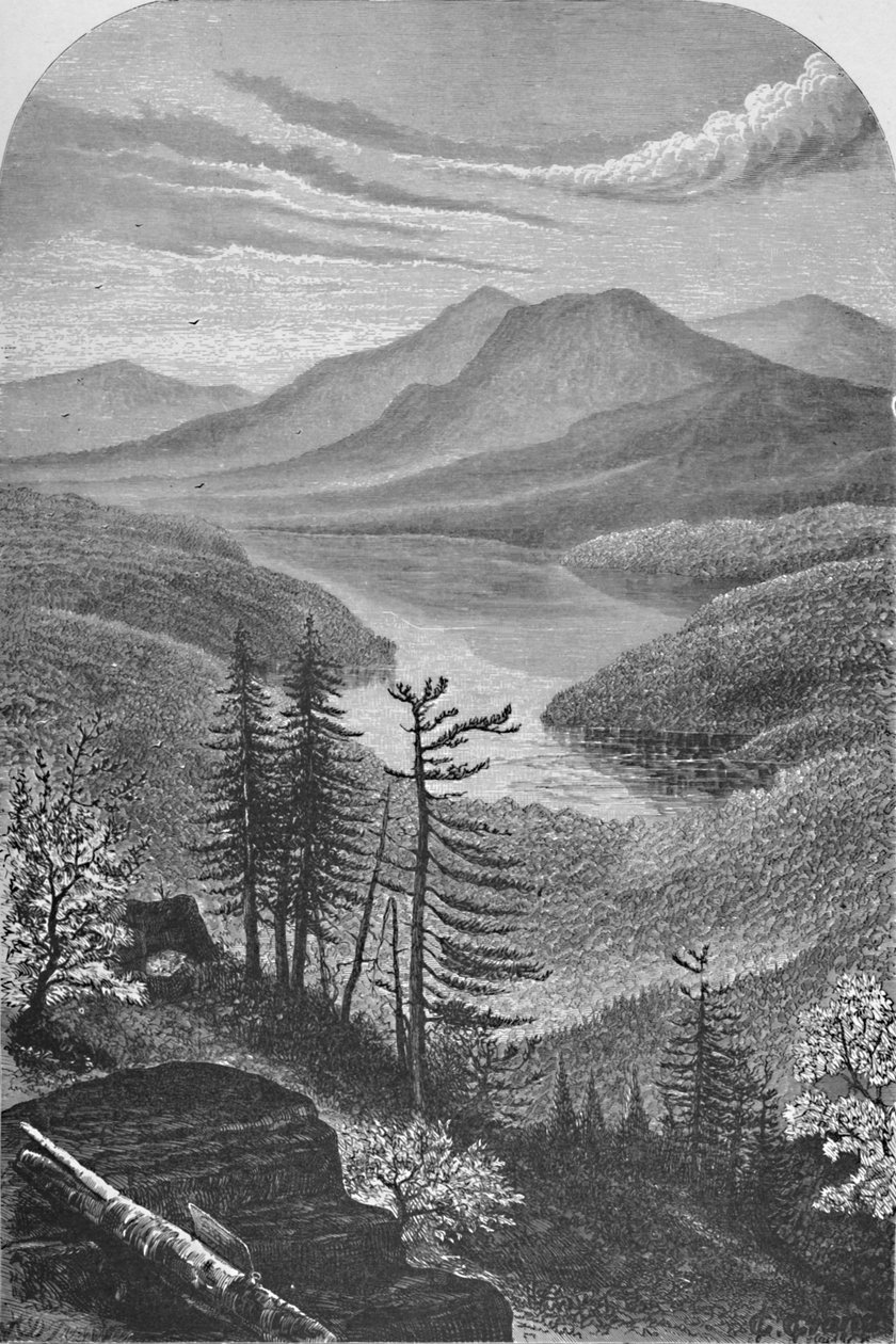 Upper Ausable Lake, c1870, 1883 od Unbekannt