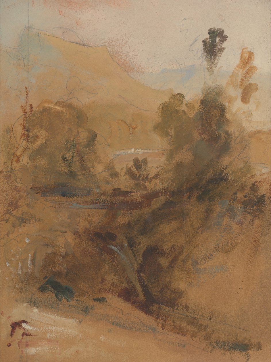 Vzpřímená krajina, ca. 1830. od Unbekannt