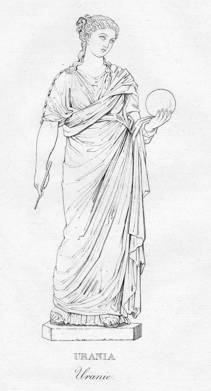 Urania Uranie, c1850 od Unbekannt