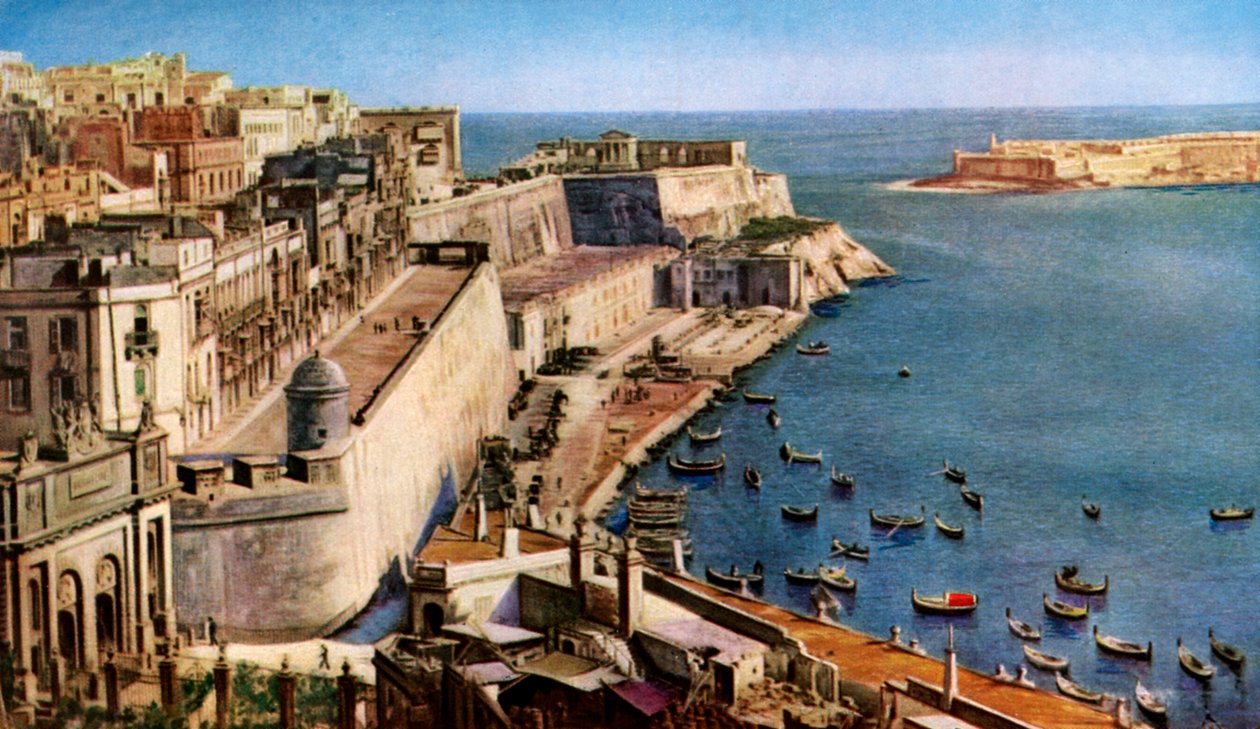 Valletta, Malta, 30. léta 20. století od Unbekannt